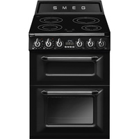 Kuchnia wolnost., 60cm, Victoria, czarny TR62IBL2 - Smeg