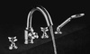 Bateria wannowa 4-otworowa z zestawem prysznicowym BQT_014D - Deante