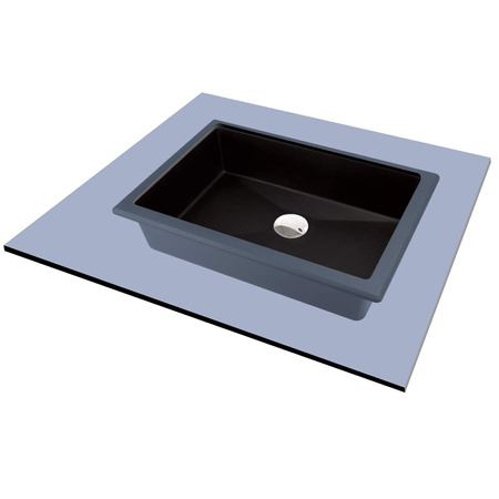 Umywalka granitowa podblatowa/wpuszczana CQR_NU5U - Deante