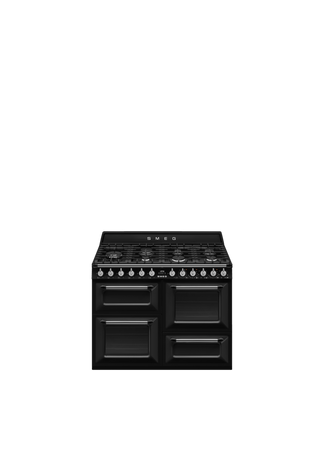 Kuchnia wolnostojąca 110cm Victoria czarny SMEG TR4110BL1