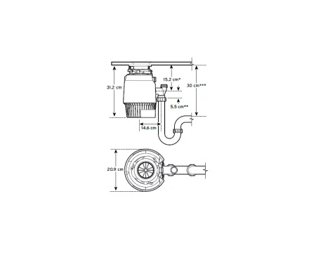 Młynek rozdrabniacz odpadów InSinkErator Evolution Plus 1000 SR - 80384T-ISE