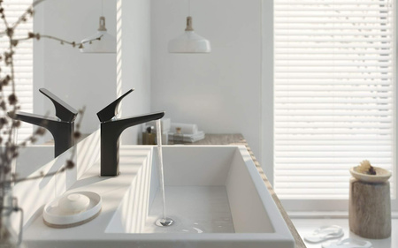 Umywalka ceramiczna nablatowa/ścienna z miejscem na baterię - 60x50 cm CDT_6U6S - Deante