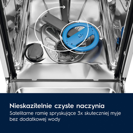 Zmywarka do zabudowy ELECTROLUX KEZA9310W SprayZone 800 60cm QuickSelect