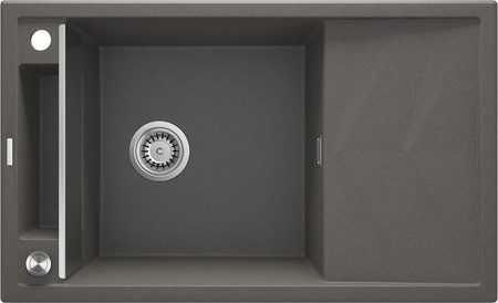 Zlewozmywak granitowy magnetyczny 1-komorowy z ociekaczem ZRM_T113 - Deante