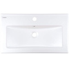 Umywalka ceramiczna wpuszczana z miejscem na baterię CTU_636M - Deante