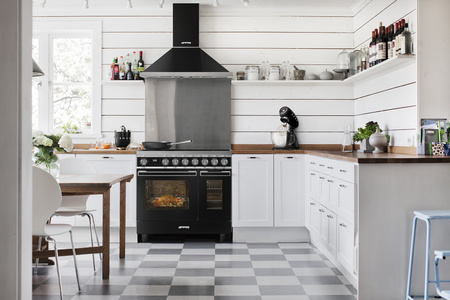 Mikser, jednolity kolor, czarny SMF03BLEU - Smeg