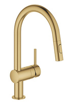 GROHE Minta Jednouchwytowa bateria zlewozmywakowa, DN 15 brushed cool sunrise. 32321GN2