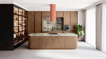 Okap kuchenny wyspowy GLOBALO MIRAYA ISOLA 39.1 BRICK