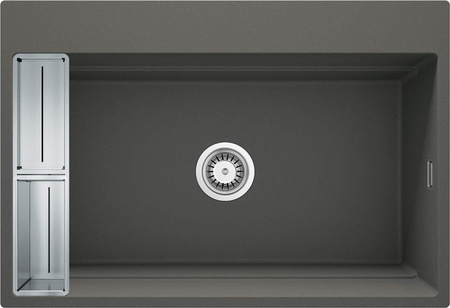 Zlewozmywak granitowy magnetyczny 1-komorowy ZRM_T10B - Deante