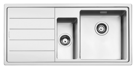 Zlewozmywak ze stali nierdzewnej LFT102S - Smeg