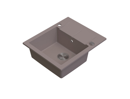 Zlew kuchenny BERG HOBART BRQ2311A 1,0 MOC 590X500 KASZMIR