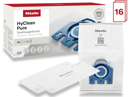 16 worków do odkurzacza GN XXL HyClean Pure - MIELE 12498250