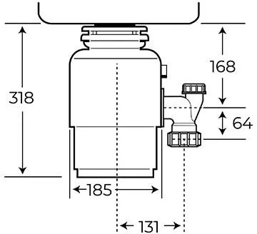 Młynek do rozdrabniania odpadów TEKA TR750 InSinkErator - 115890014