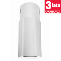 Okap kuchenny wyspowy CIARKO Design Monogram W White wyciąg biały - CDW3802B