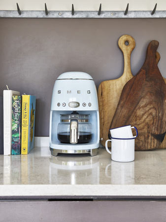 Ekspres przelewowy, pastelowy błękit DCF02PBEU - Smeg