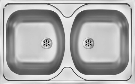 Zlewozmywak stalowy 2-komorowy - nakładany ZM5_3200 - Deante