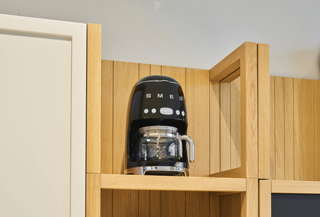 Ekspres przelewowy, czarny DCF02BLEU - Smeg