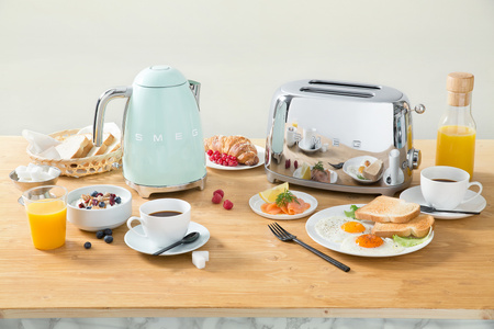 Toster, dwie kromki, pastelowa zieleń TSF01PGEU - Smeg
