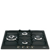 Płyta gazowa, 60 cm, Cortina, antracyt SR764AO - Smeg