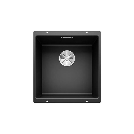 Zlew jednokomorowy BLANCO SUBLINE 400-U Silgranit czarny - 525990