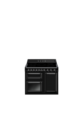 Kuchnia wolnost, 100cm, Victoria, czarny TR103IBL2 - Smeg