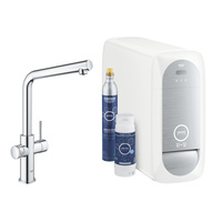 Bateria kuchenna GROHE Blue Home Chrom woda gazowana - 31454001