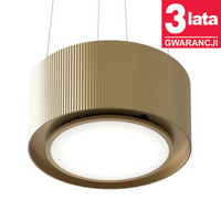 Okap kuchenny wyspowy CIARKO Design Mono Light Gold 60cm - CDW6001Z
