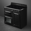 Kuchnia wolnost, 100cm, Victoria, czarny TR103IBL2 - Smeg