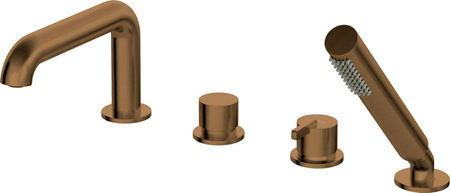 Bateria wannowa 4-otworowa z zestawem prysznicowym BQS_C14M - Deante