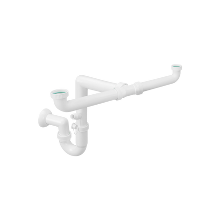 Syfon do podwójnego odpływu 3713 - Smeg