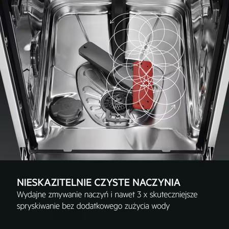 Zmywarka do zabudowy AEG GlassCare 7000 45cm - FSE73527P