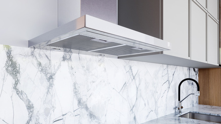 Okap kuchenny przyścienny GLOBALO NIDARO 60.5 H2H WHITE