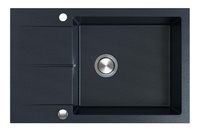 Zlew kuchenny BERG  HOBART BRQ1411AXL 1,0 MOC 780X500 ONYX