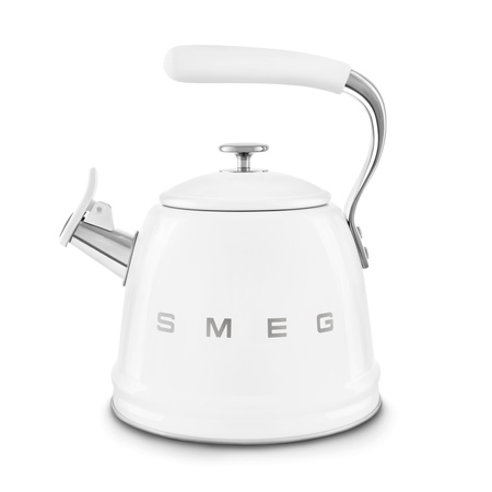 Czajnik z gwizdkiem, biały WKF01WH - SMEG