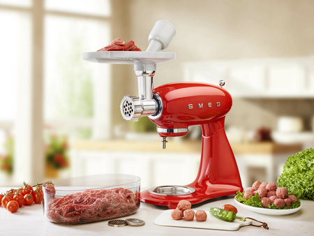 Mikser, jednolity kolor, czerwony SMF03RDEU - Smeg