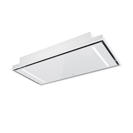 Okap sufitowy GLOBALO ZENARA 100.1 WHITE + turbina TW 3.1