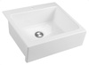 Zlew kuchenny BERG CERAMICZNY NOVA BRN22C104 1 KOM 660X620 CZYSTA BIEL CERAMIKA