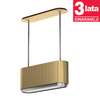 Okap kuchenny wyspowy CIARKO Design Mono W Gold