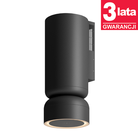 Okap kuchenny przyścienny CIARKO Design Icon Black CDP3804C