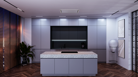 Okap sufitowy GLOBALO ALARIS 90.1 WHITE