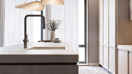 Zlewozmywak granitowy 1-komorowy ZKM_A10A - Deante