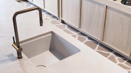 Zlewozmywak granitowy 1-komorowy ZKM_A10A - Deante