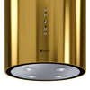 Okap kuchenny wyspowy GLOBALO CYLINDRO ISOLA 39.7 GOLD