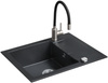 ICEBERG ZESTAW FLEX ZLEWOZMYWAK ZFS1411A 1,0 MOC 580x440mm ONYX + BATERIA FLEX ZZF1411ABFIX