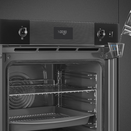 Piekarnik, 60 cm, Linea, czarny SOP6101S2B3 - Smeg