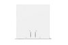 Okap kuchenny podszafkowy CIARKO Design Luno White 72 - CDZ7201B