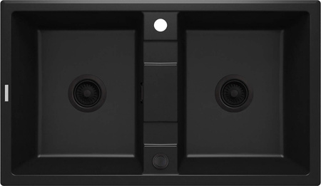 Zlewozmywak granitowy 2-komorowy ZQE_N203 - Deante