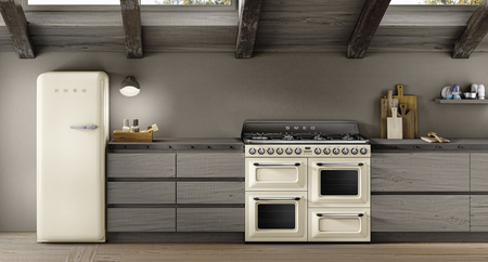 Kuchnia wolnostojąca 110cm Victoria kremsowa SMEG TR4110P1