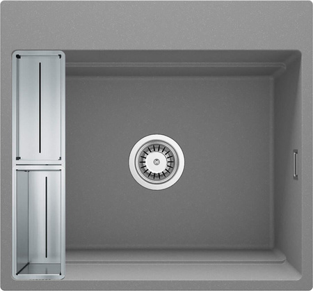 Zlewozmywak granitowy magnetyczny 1-komorowy ZRM_S10A - Deante