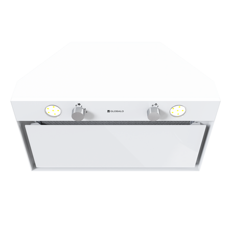 Okap kuchenny podszafkowy GLOBALO FLOWERI 60.2 WHITE